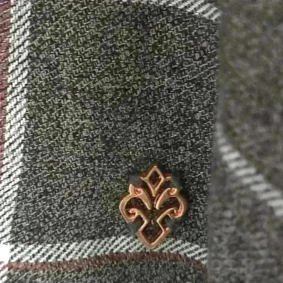 HATLEY large Grey 💯 Cotton women's shirt dress - Picture 5 of 15